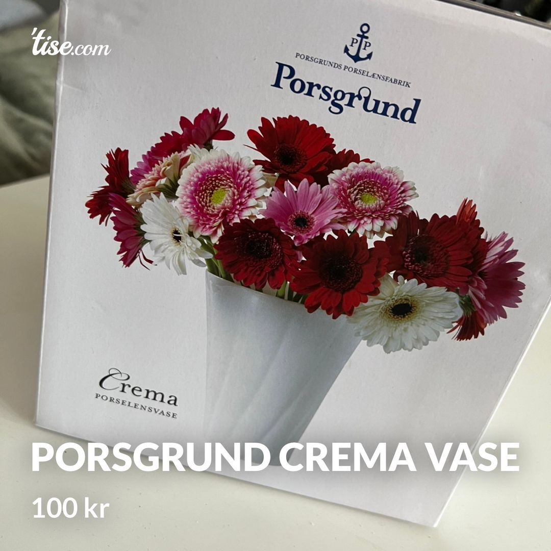 Porsgrund crema vase