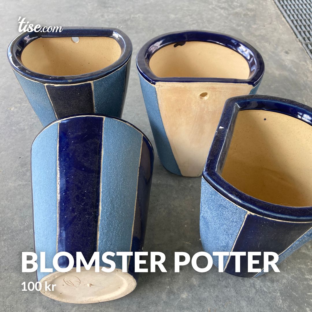 Blomster potter