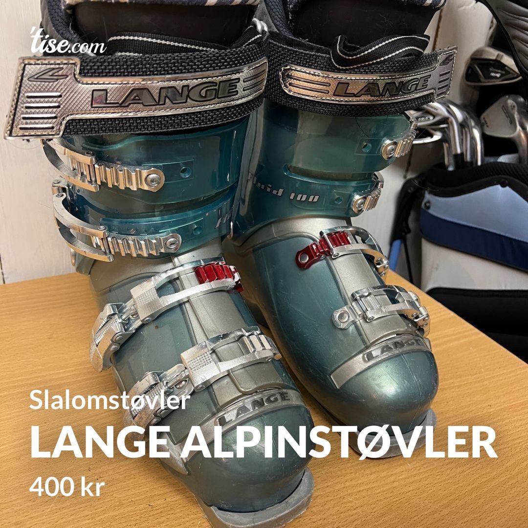 Lange alpinstøvler