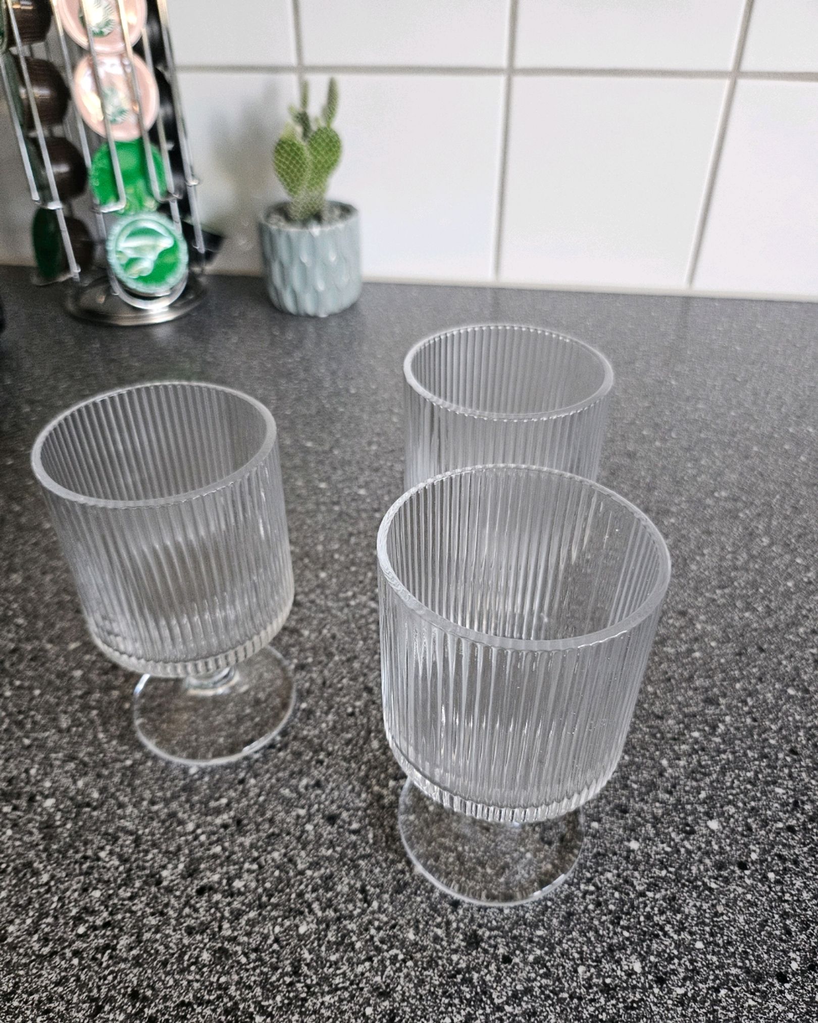 3x Glas