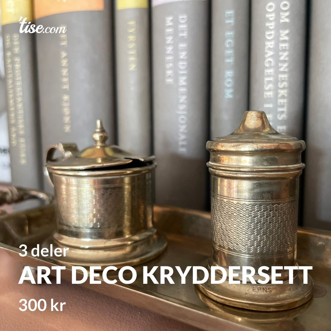 Art deco kryddersett