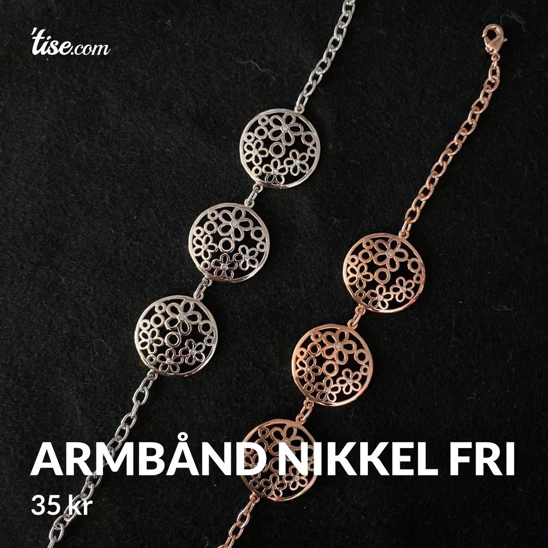 Armbånd nikkel fri