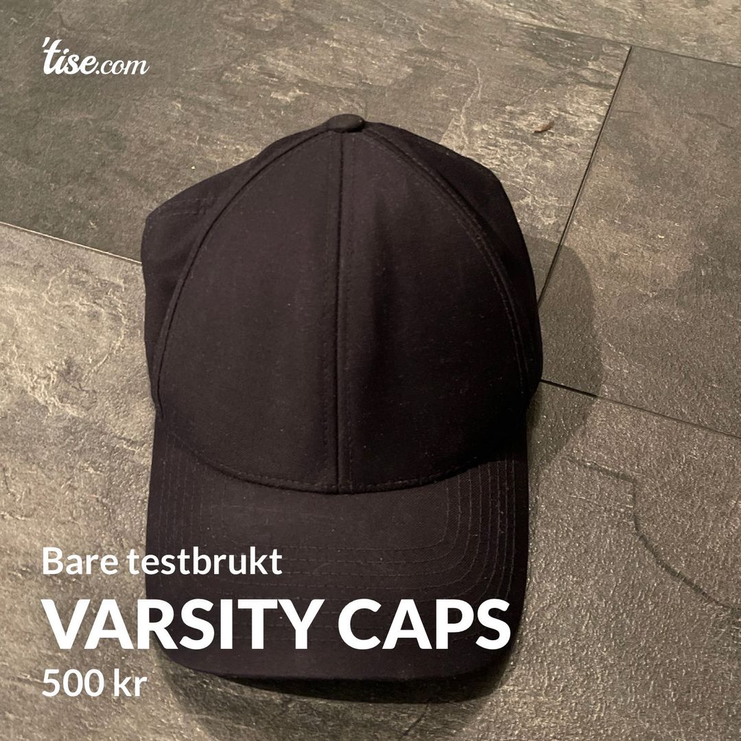 Varsity caps