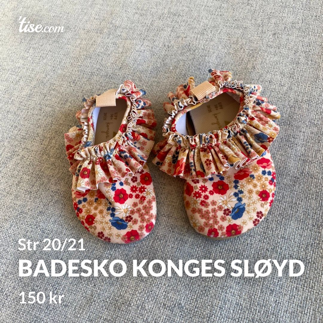 Badesko Konges Sløyd