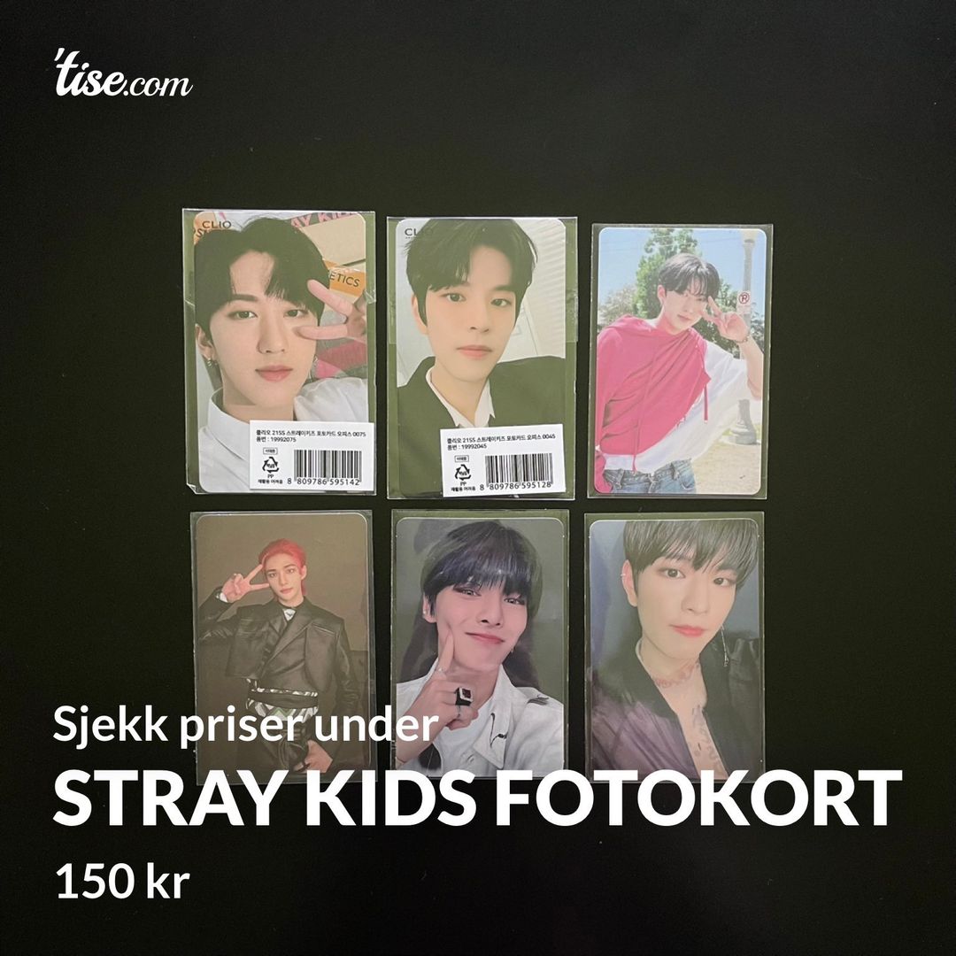 Stray kids fotokort