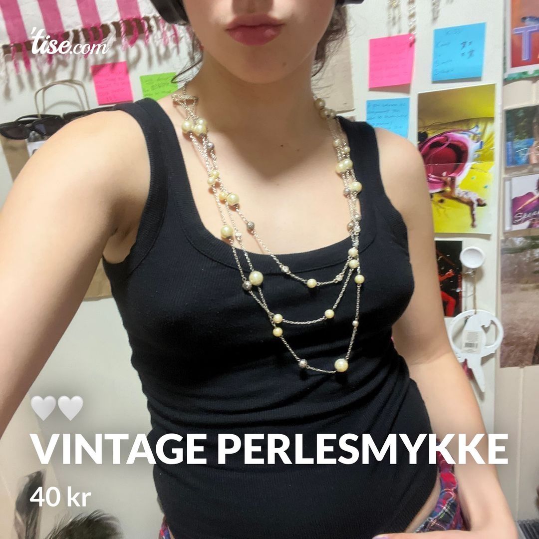 vintage perlesmykke