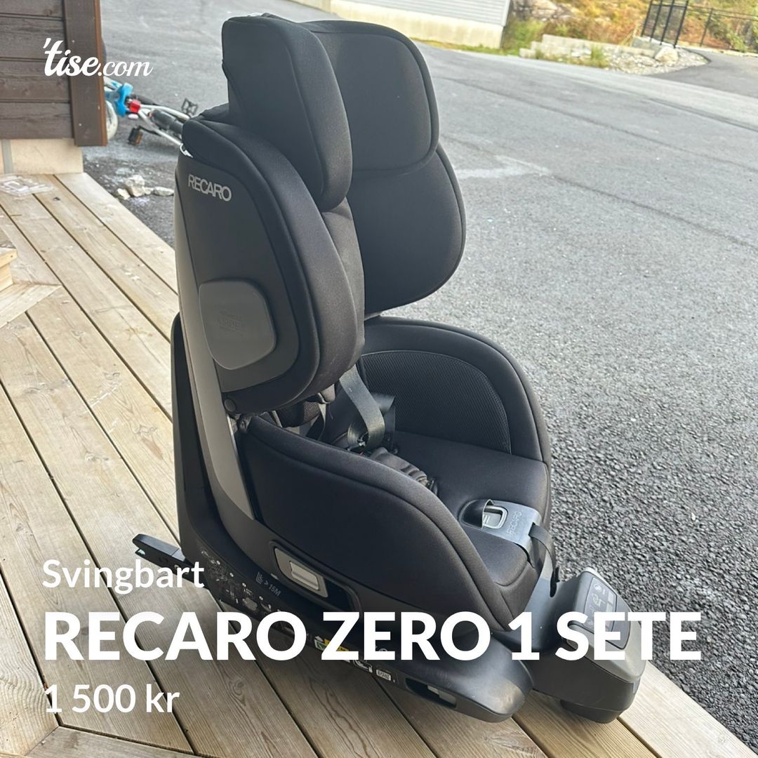 Recaro zero 1 sete