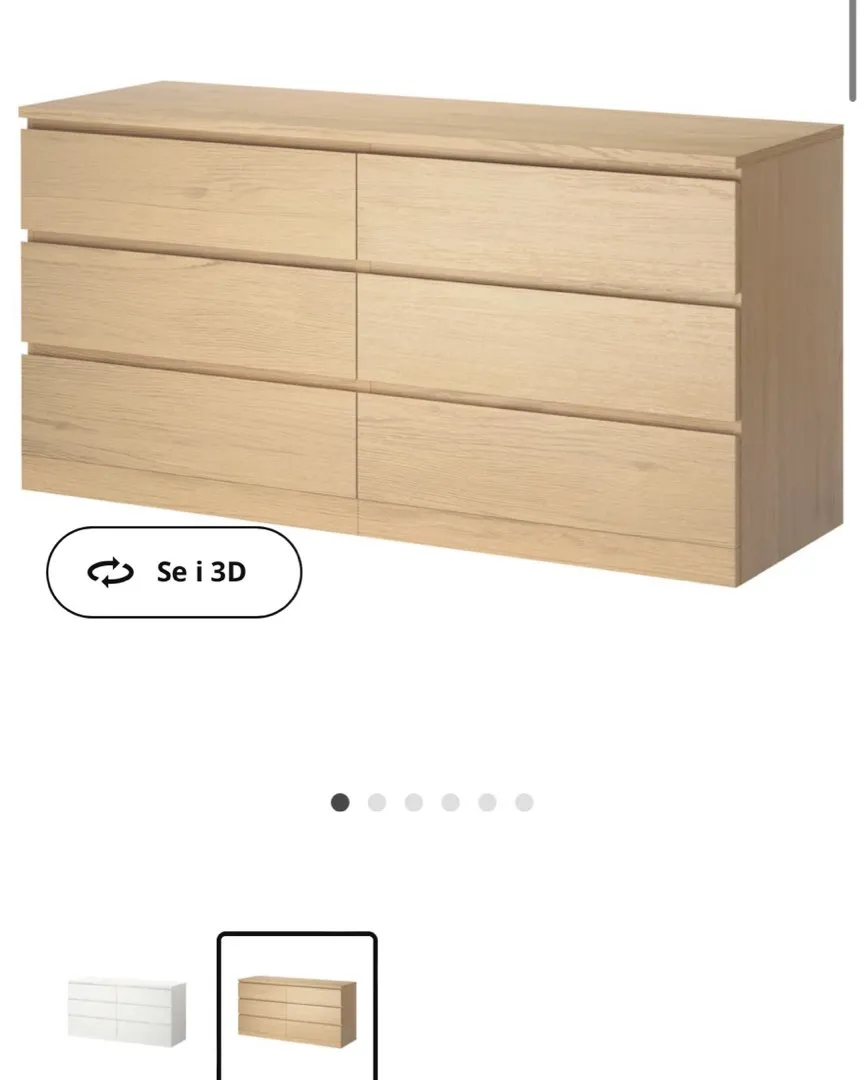 Malm kommode