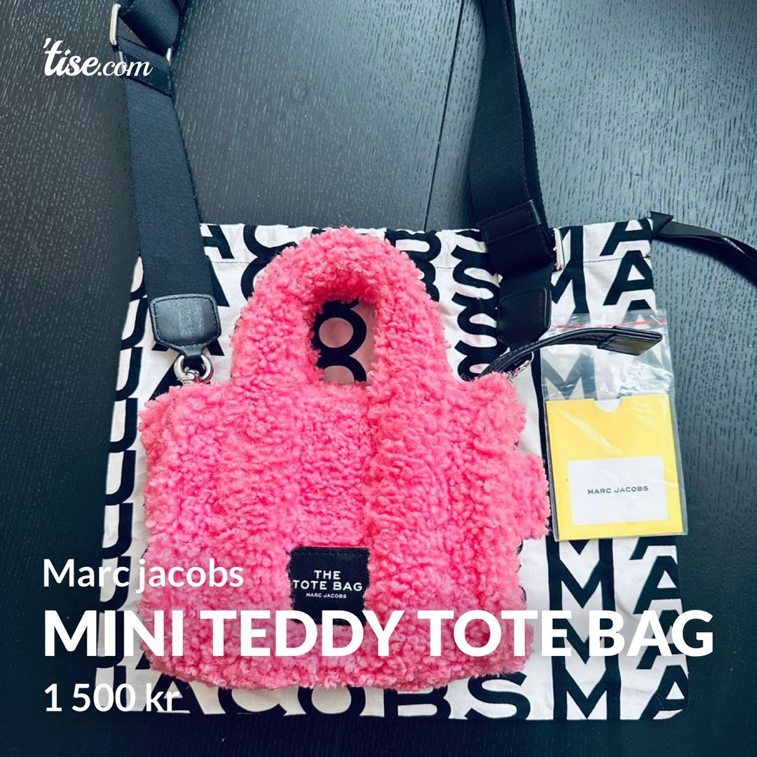 Mini teddy tote bag