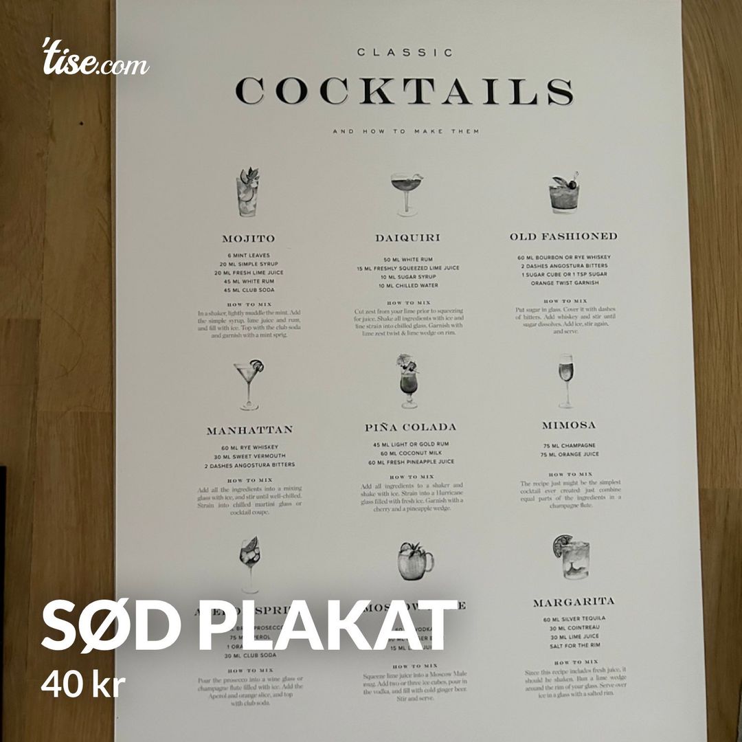 Sød plakat