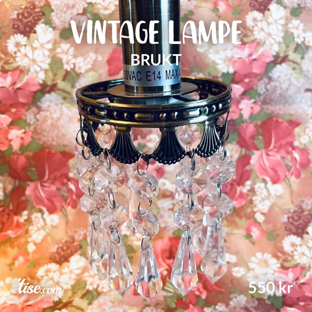 Vintage lampe