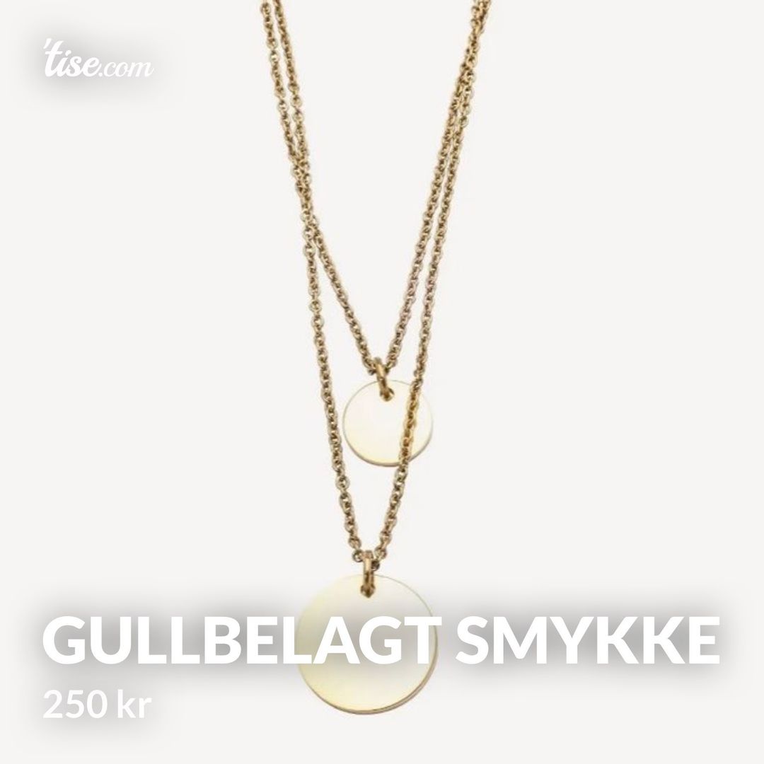 Gullbelagt smykke