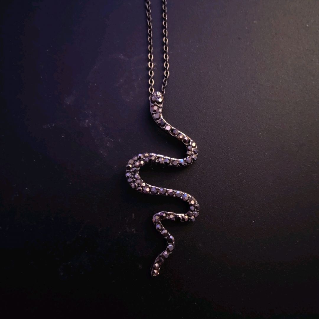 Black Snake Necklace