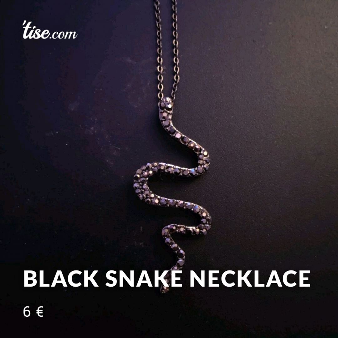 Black Snake Necklace