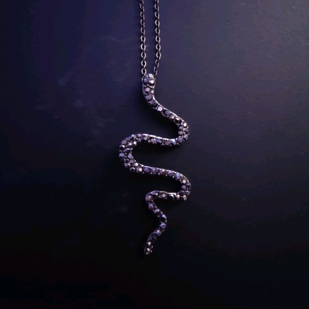 Black Snake Necklace