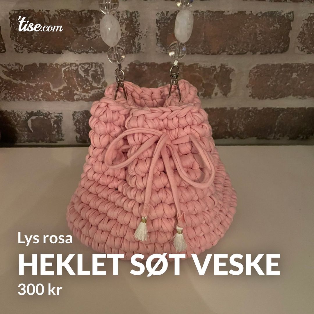 Heklet søt veske