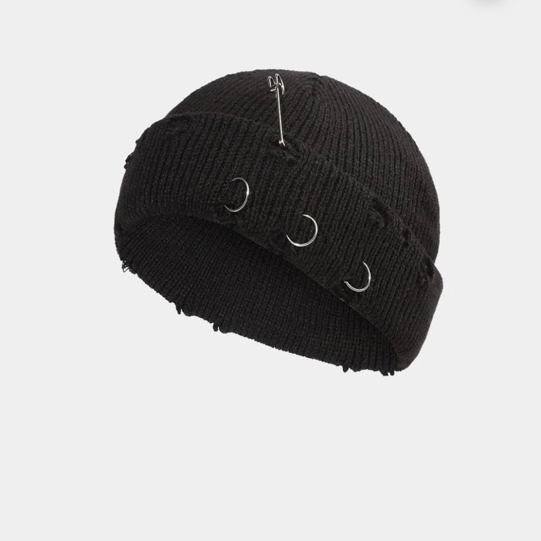 Pierced beanie