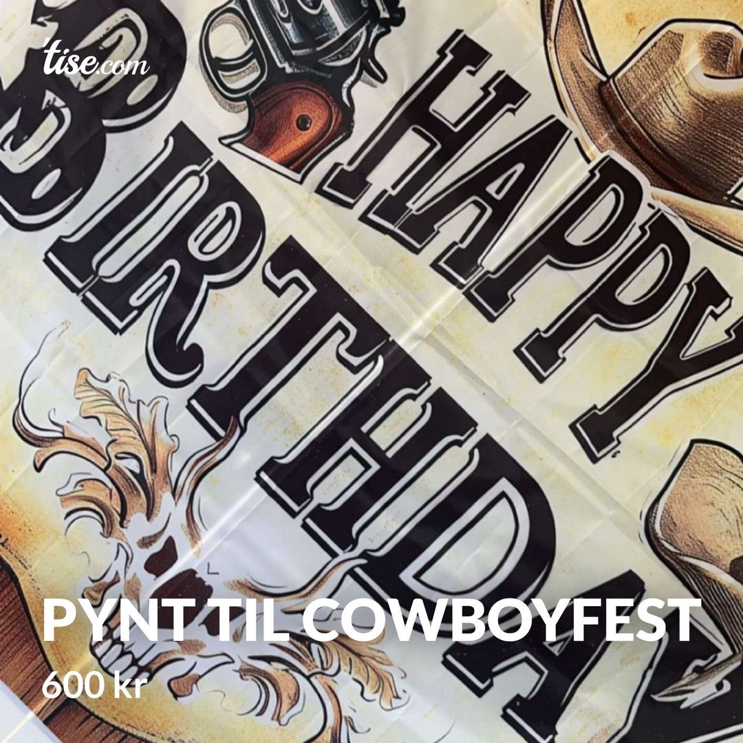 Pynt til cowboyfest