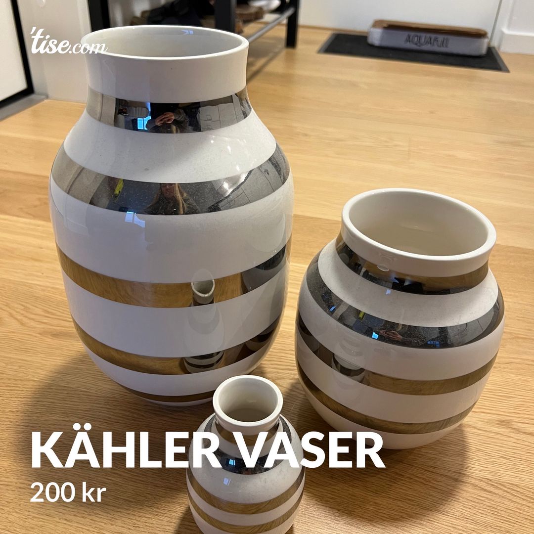 Kähler vaser