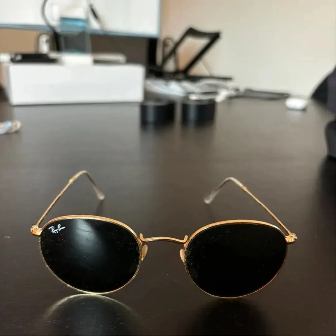 Ray ban round metal