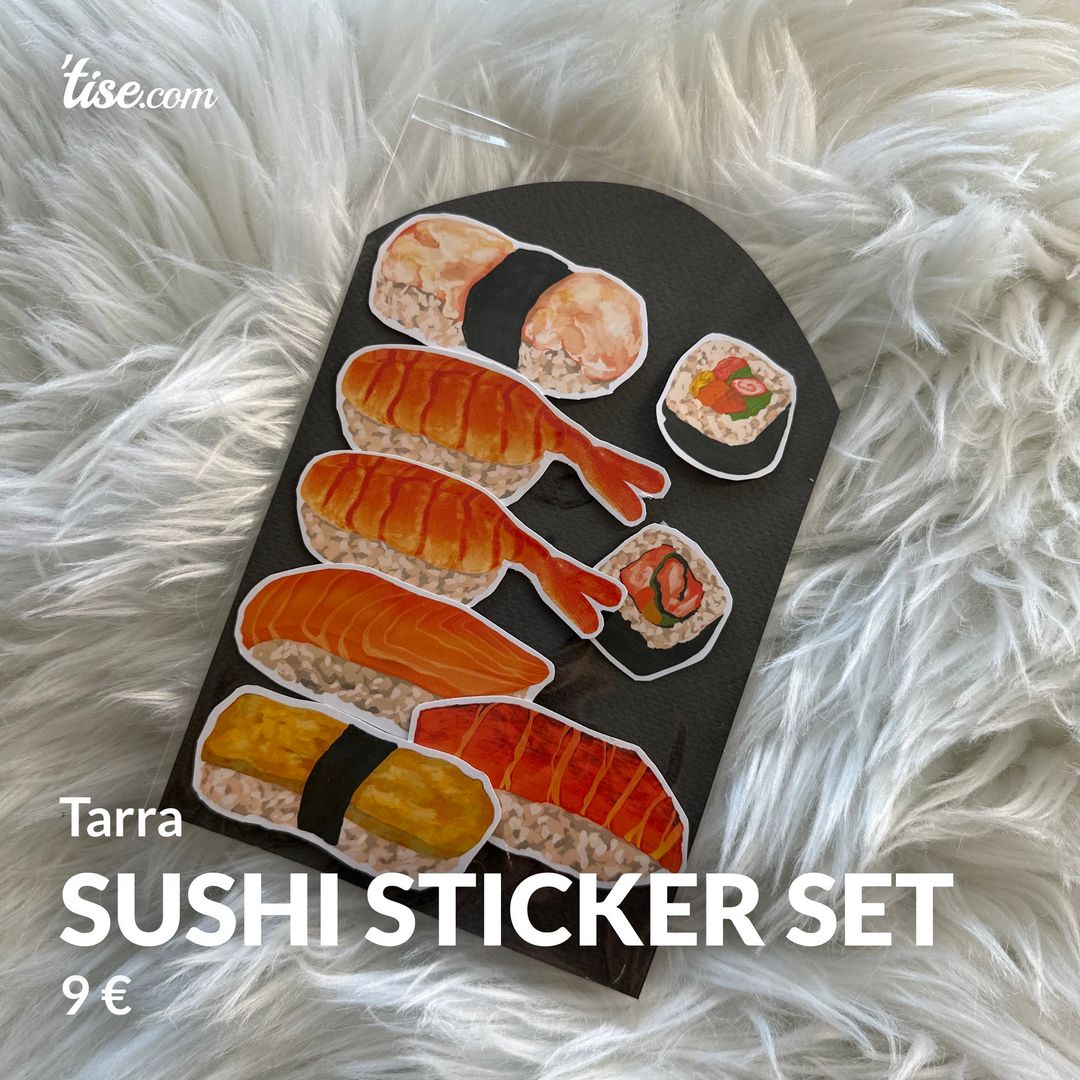 Sushi sticker set