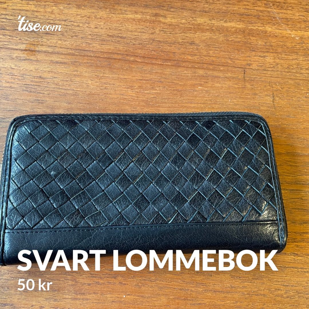 Svart lommebok