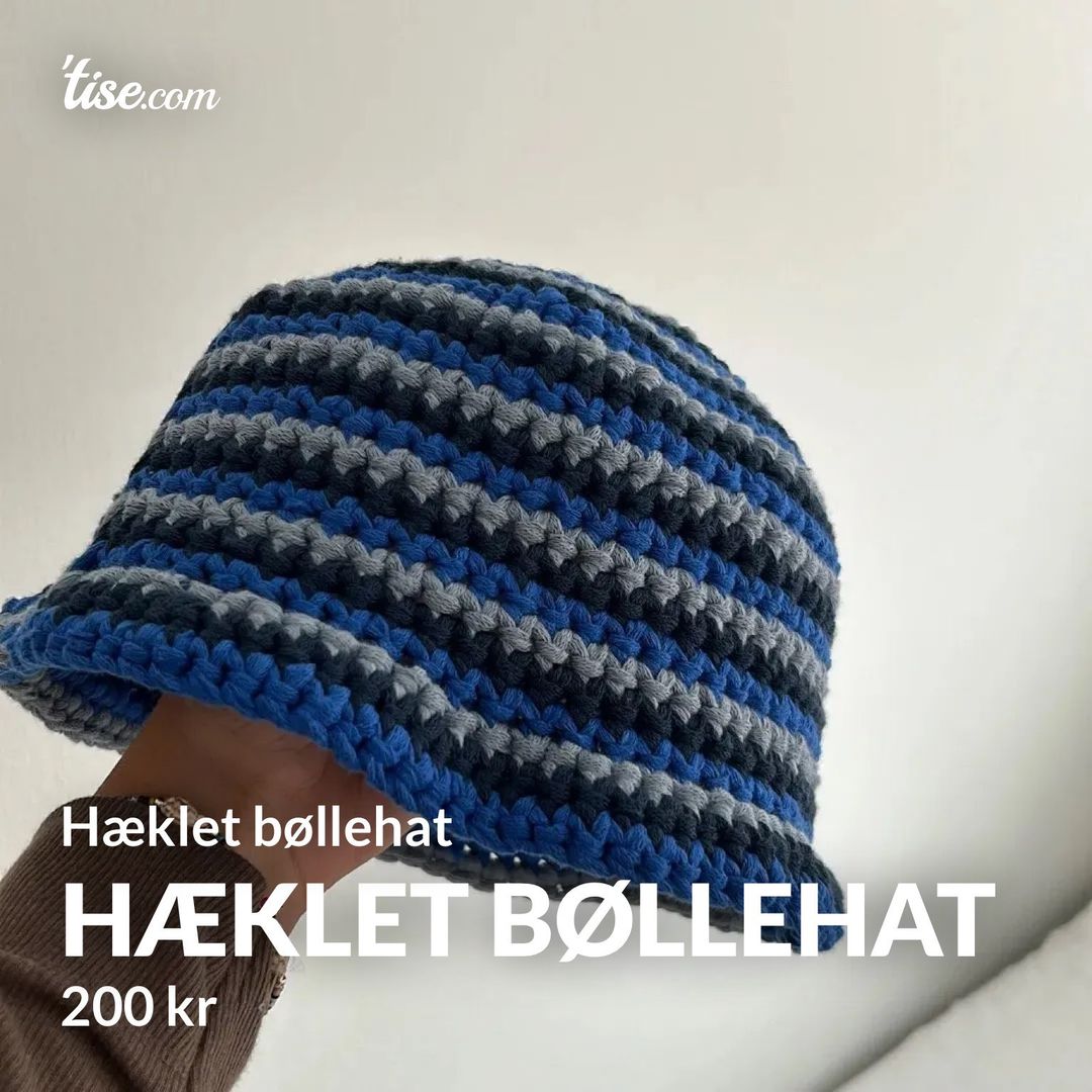 Hæklet bøllehat