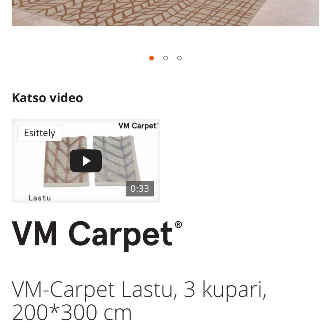 Vm carpet matto