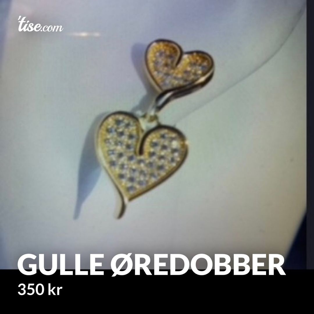 Gulle øredobber