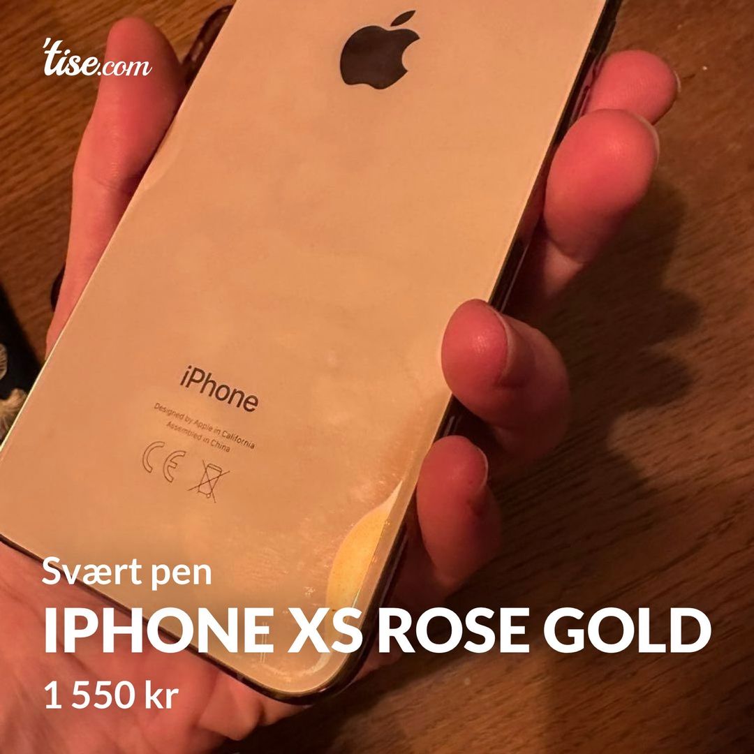 Iphone xs rose gold