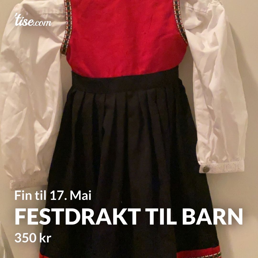 Festdrakt til barn