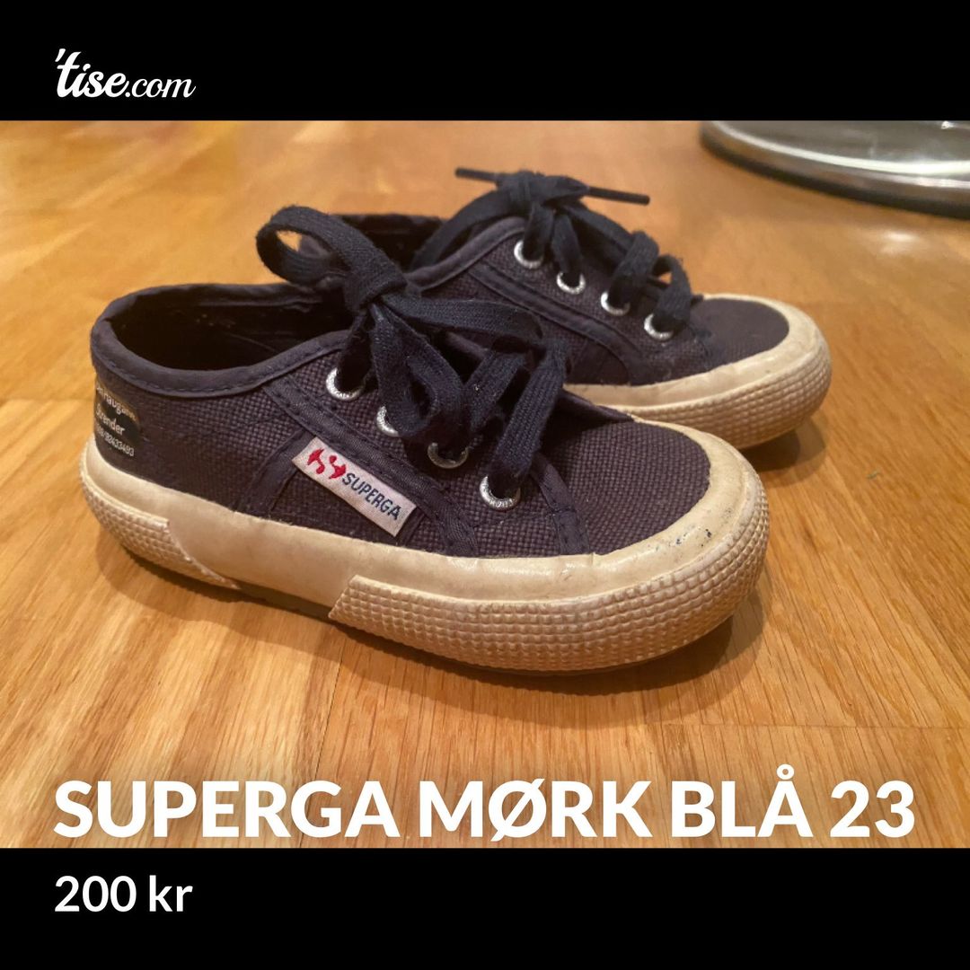 Superga mørk blå 23