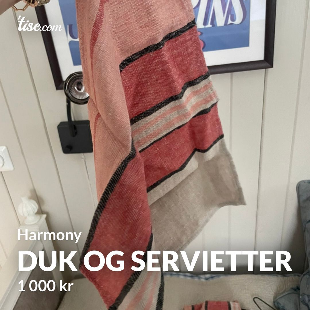 Duk og servietter