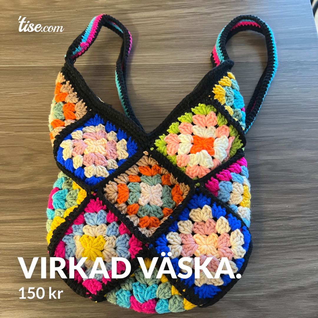 Virkad väska.