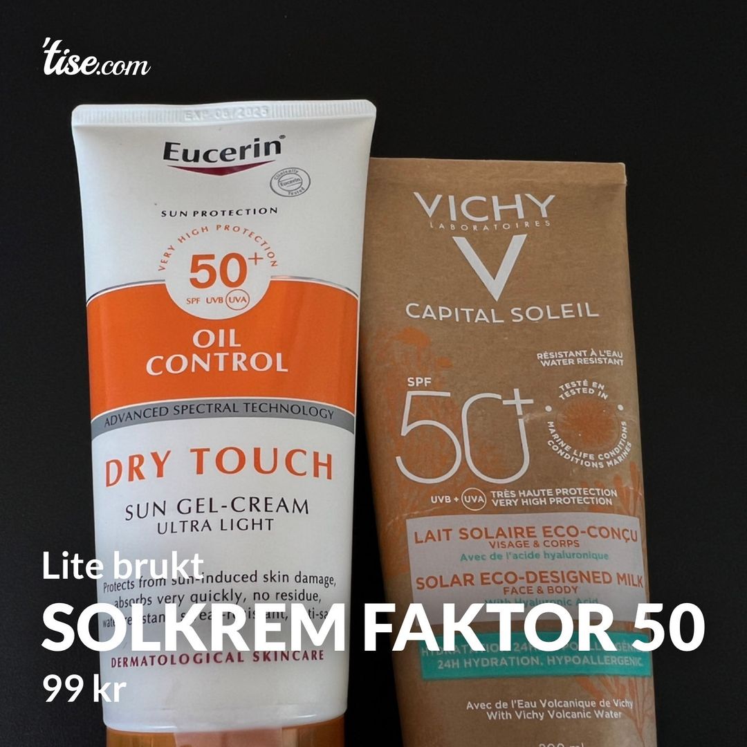 Solkrem faktor 50