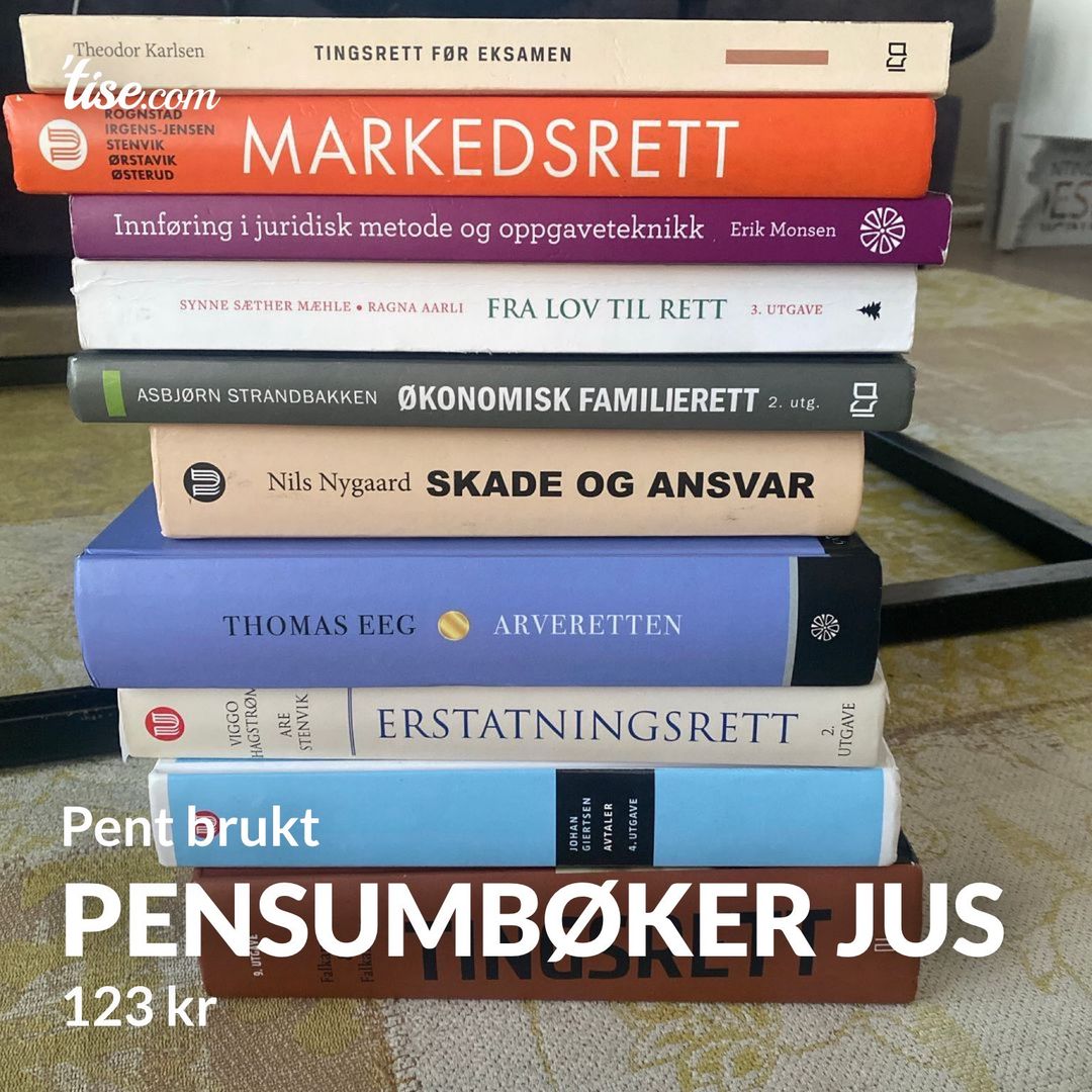 Pensumbøker jus