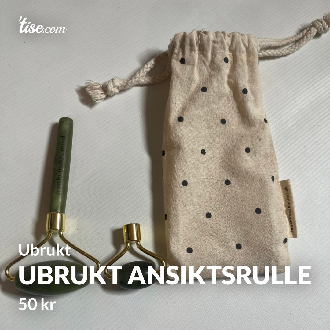 Ubrukt ansiktsrulle