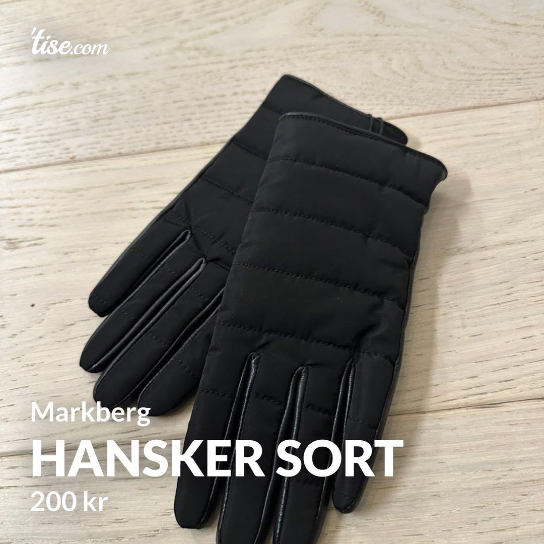 Hansker sort