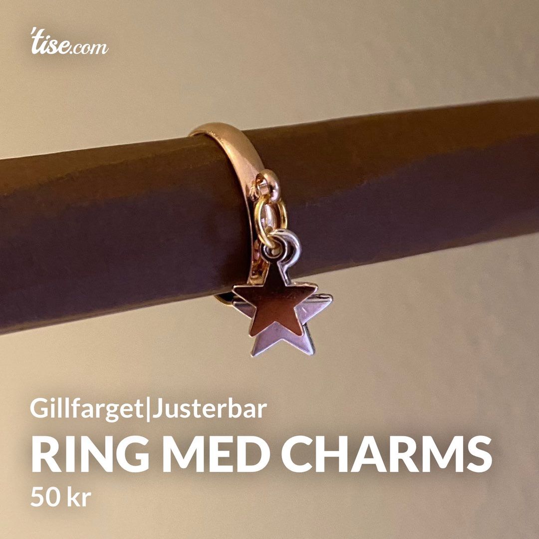 Ring med charms