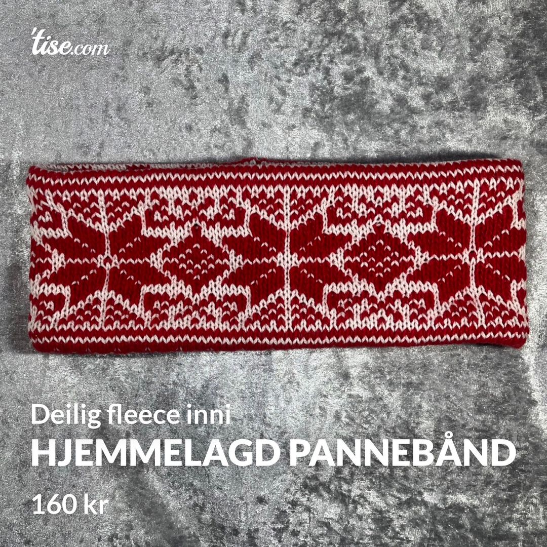 Hjemmelagd pannebånd