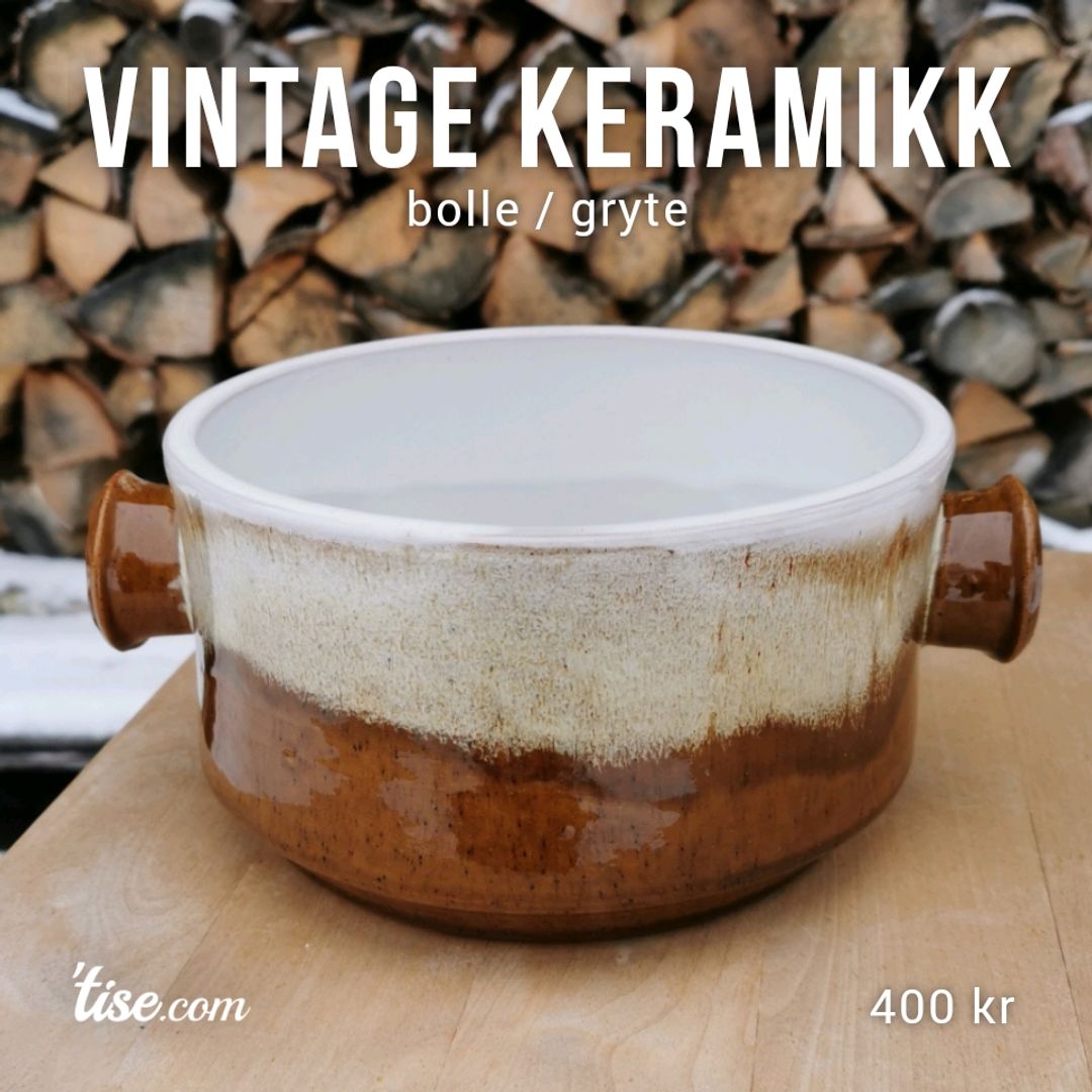 Vintage keramikk