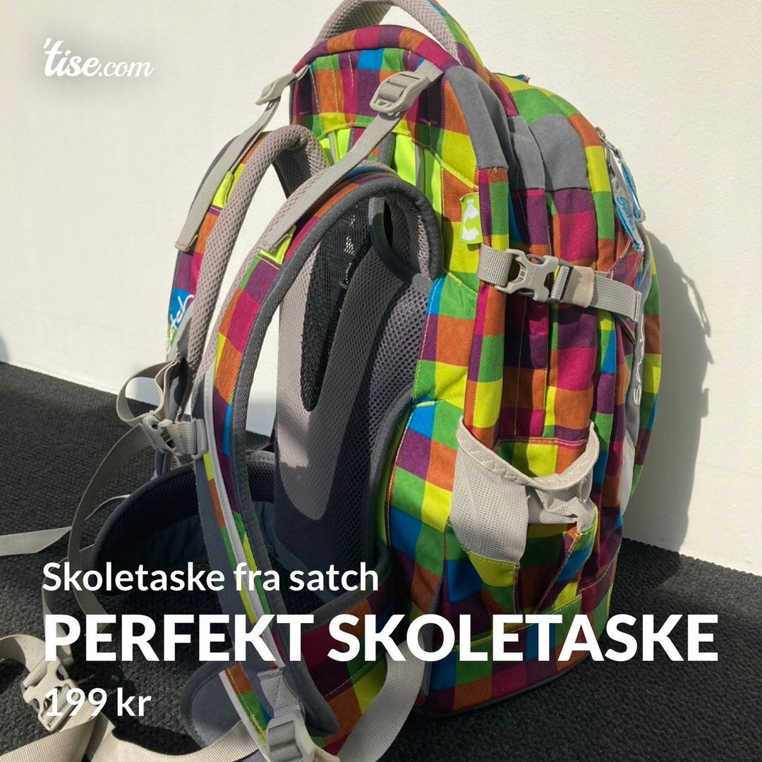 Perfekt skoletaske