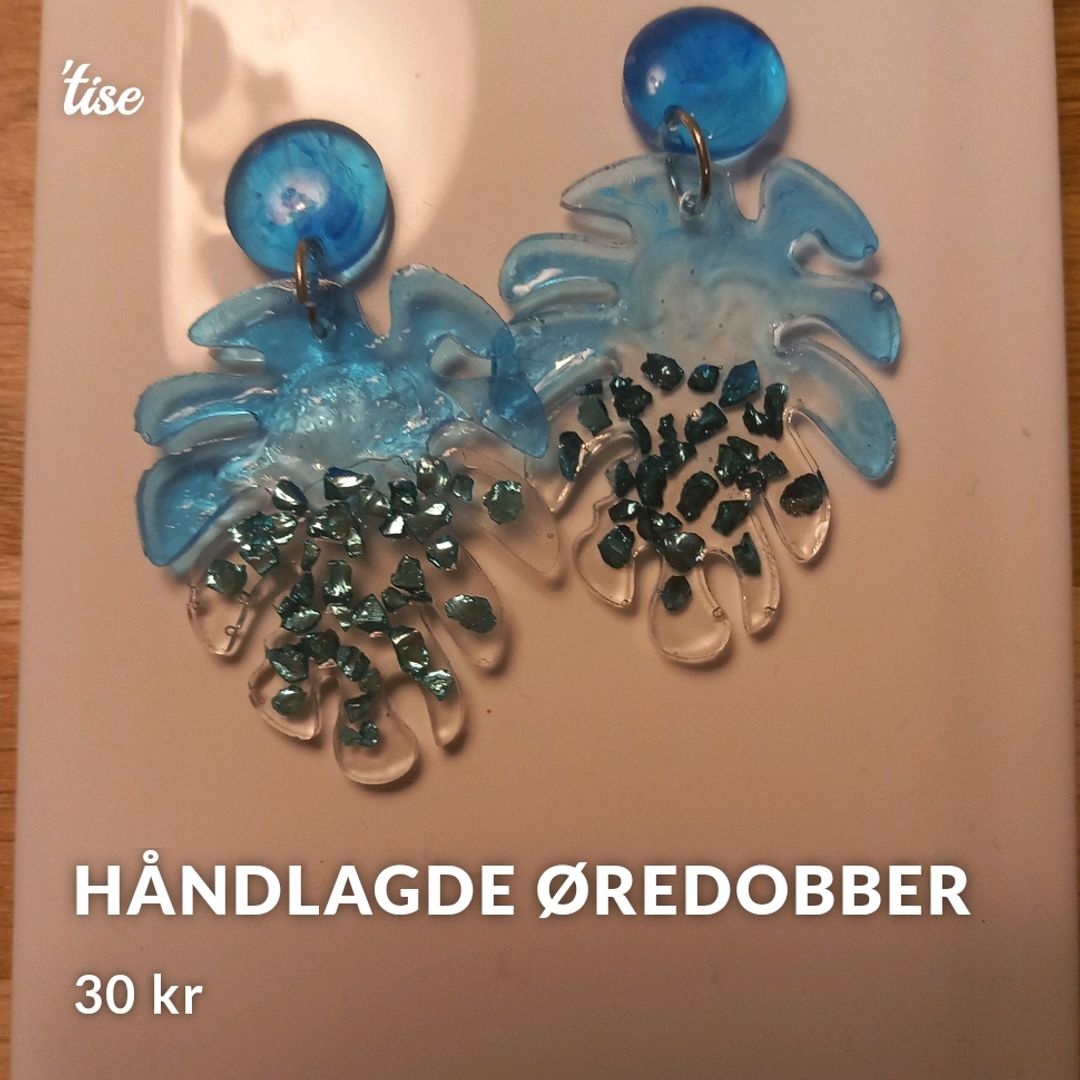 Håndlagde Øredobber