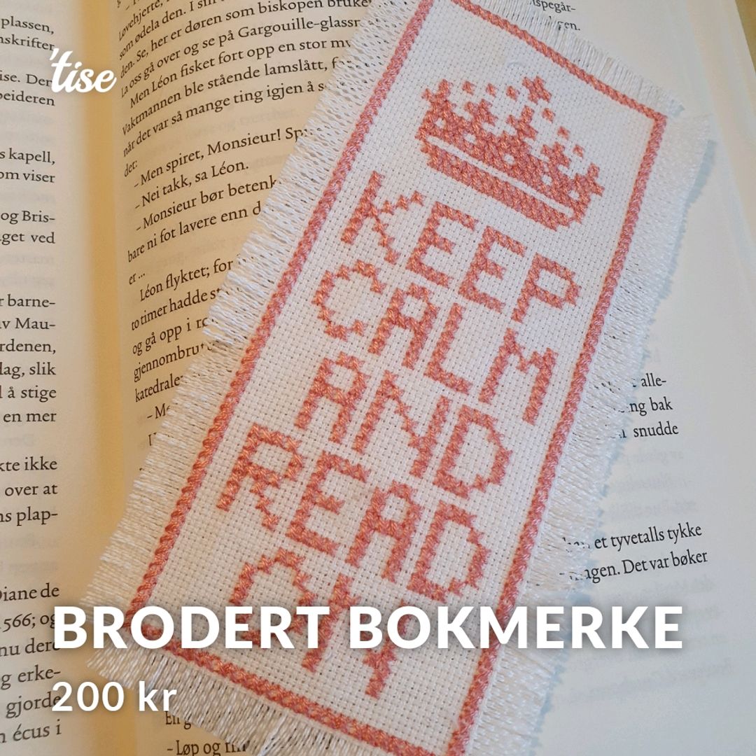 Brodert Bokmerke