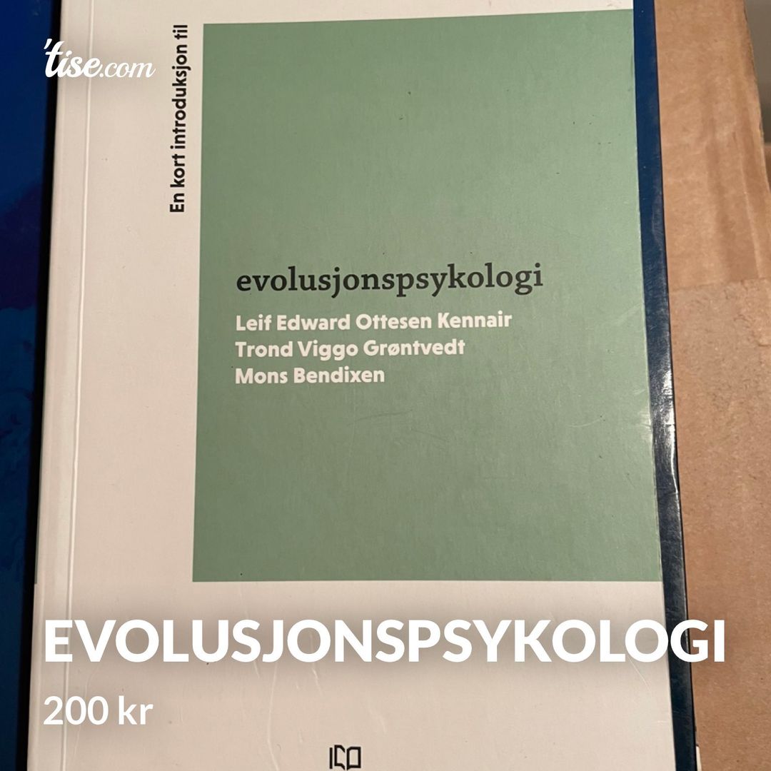 Evolusjonspsykologi