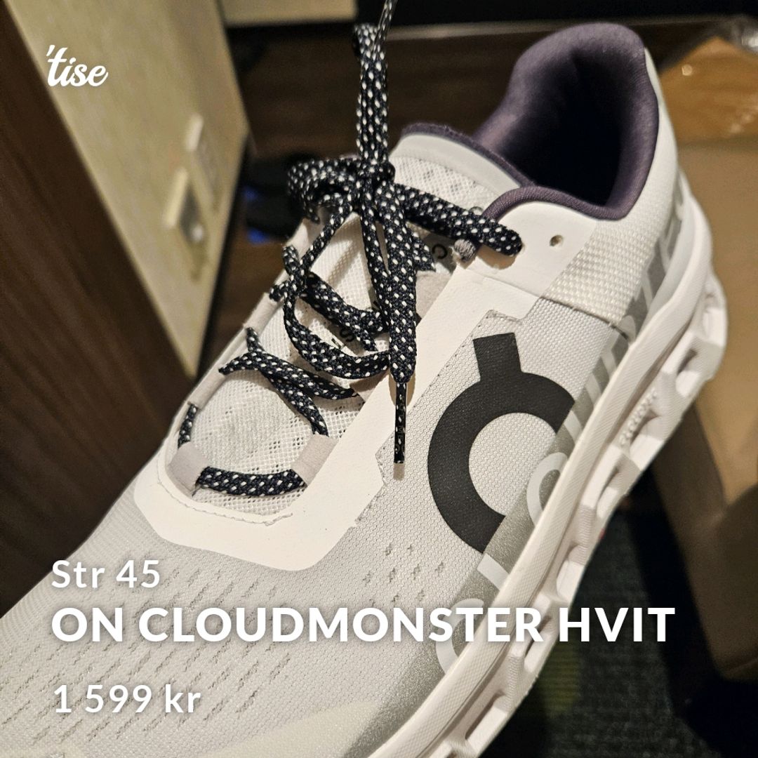 ON Cloudmonster Hvit