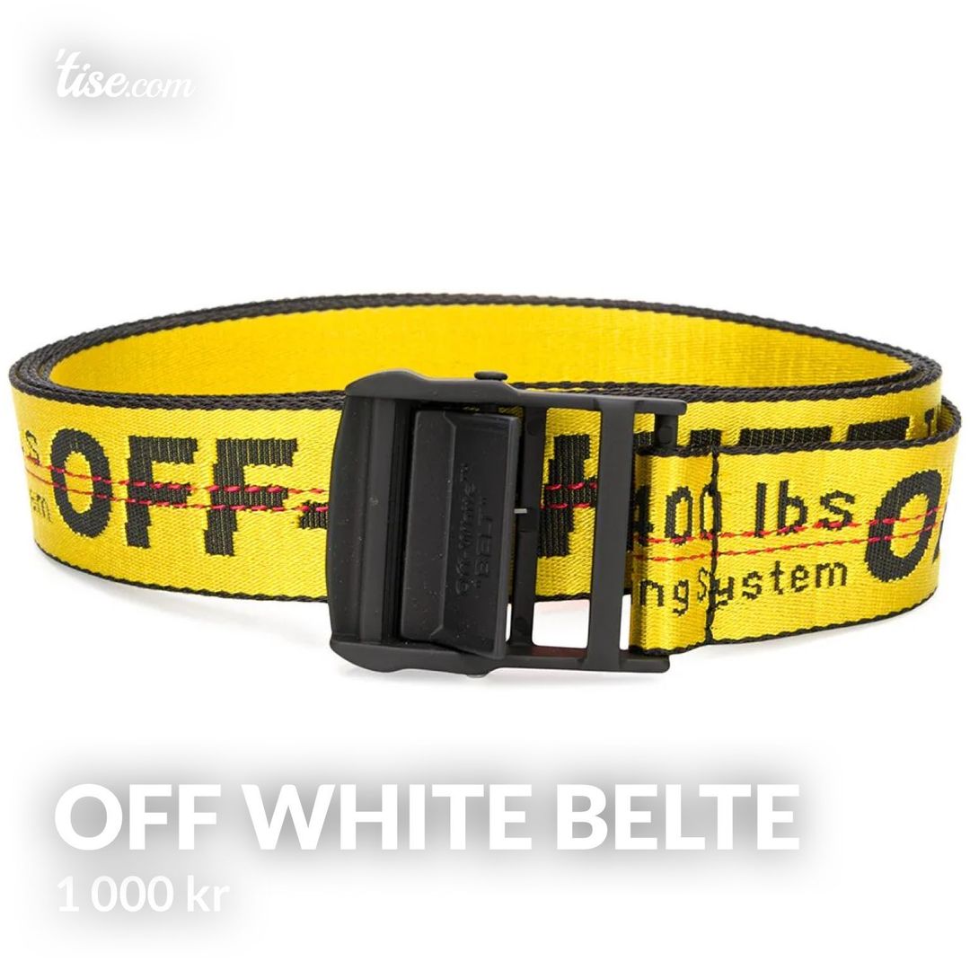 Off white belte