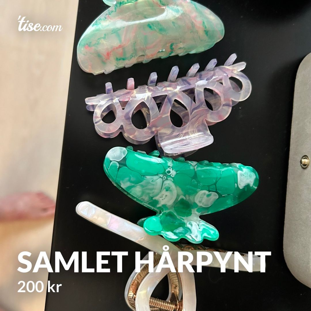 Samlet hårpynt