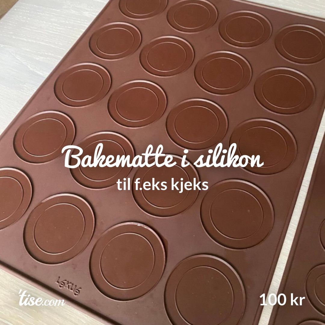 Bakematte i silikon