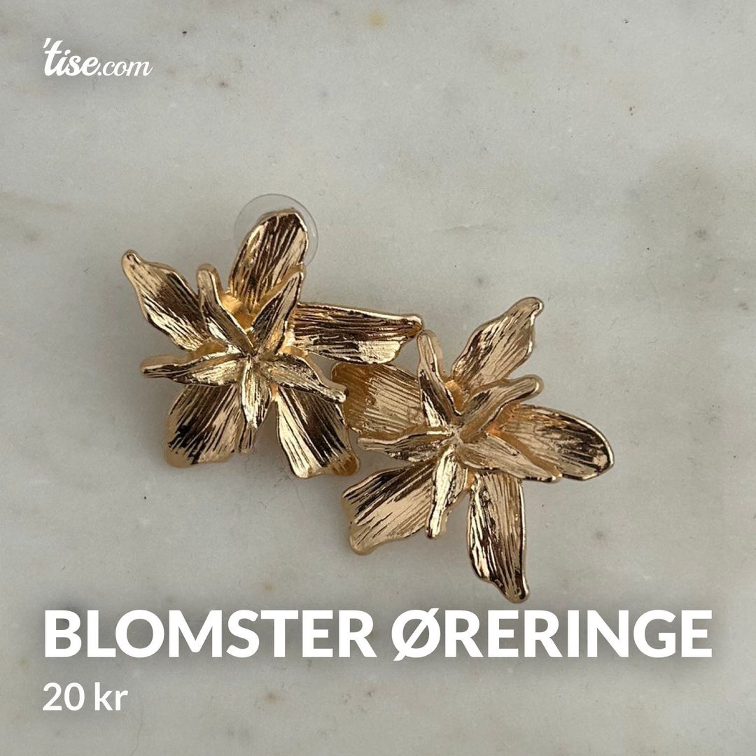 Blomster Øreringe